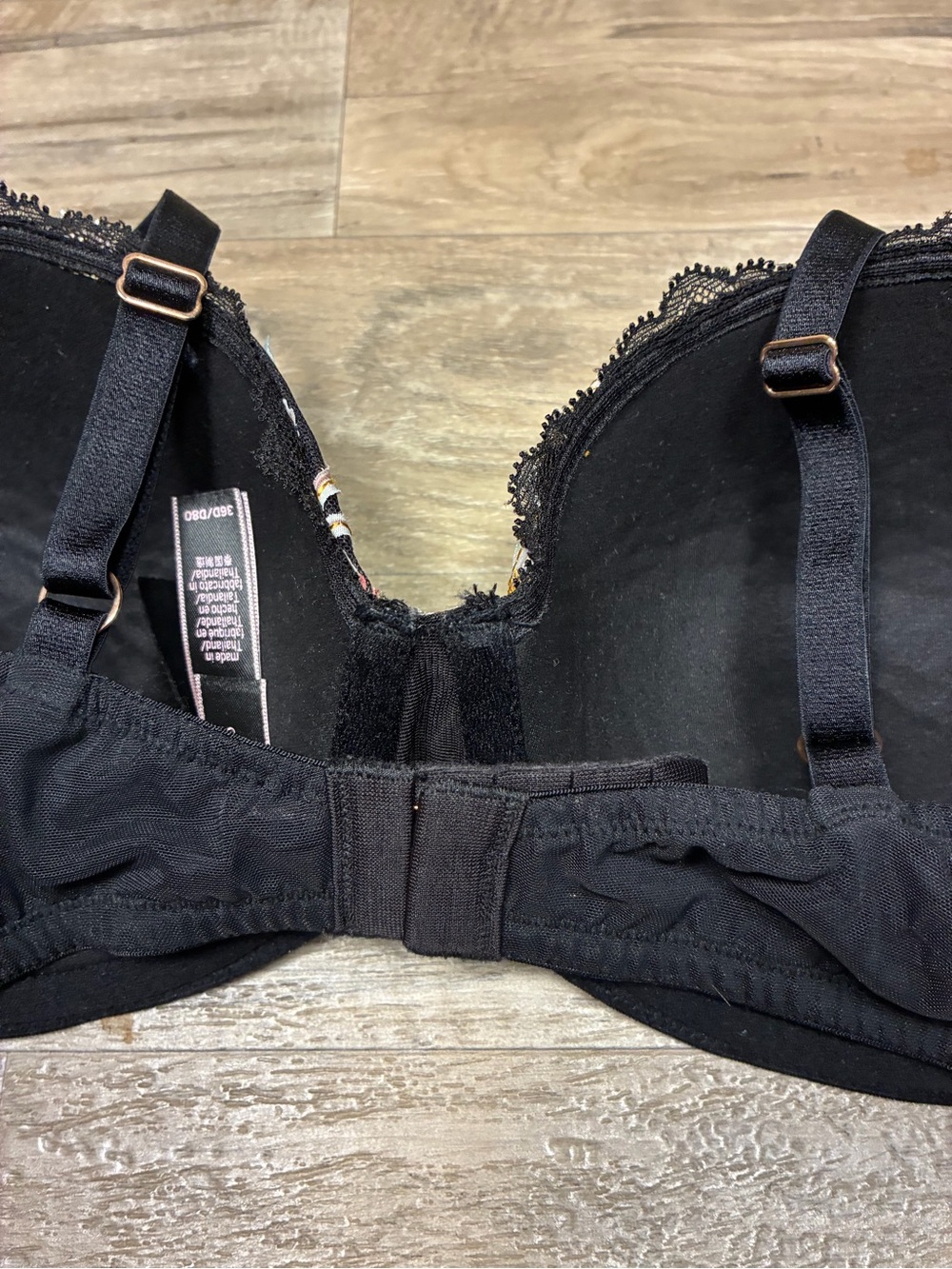 Victoria Secret Floral Embroidered Lined Dream Angels Demi Bra - Picture 10 of 10